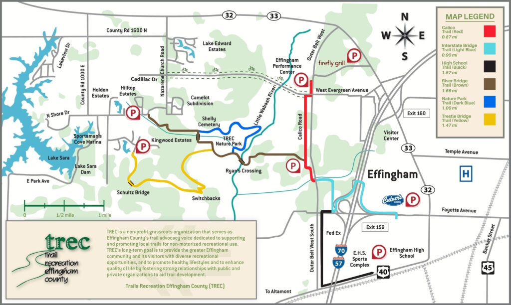 Maps Trails Trail Recreation Effingham County TREC TREC Map 1024x612 